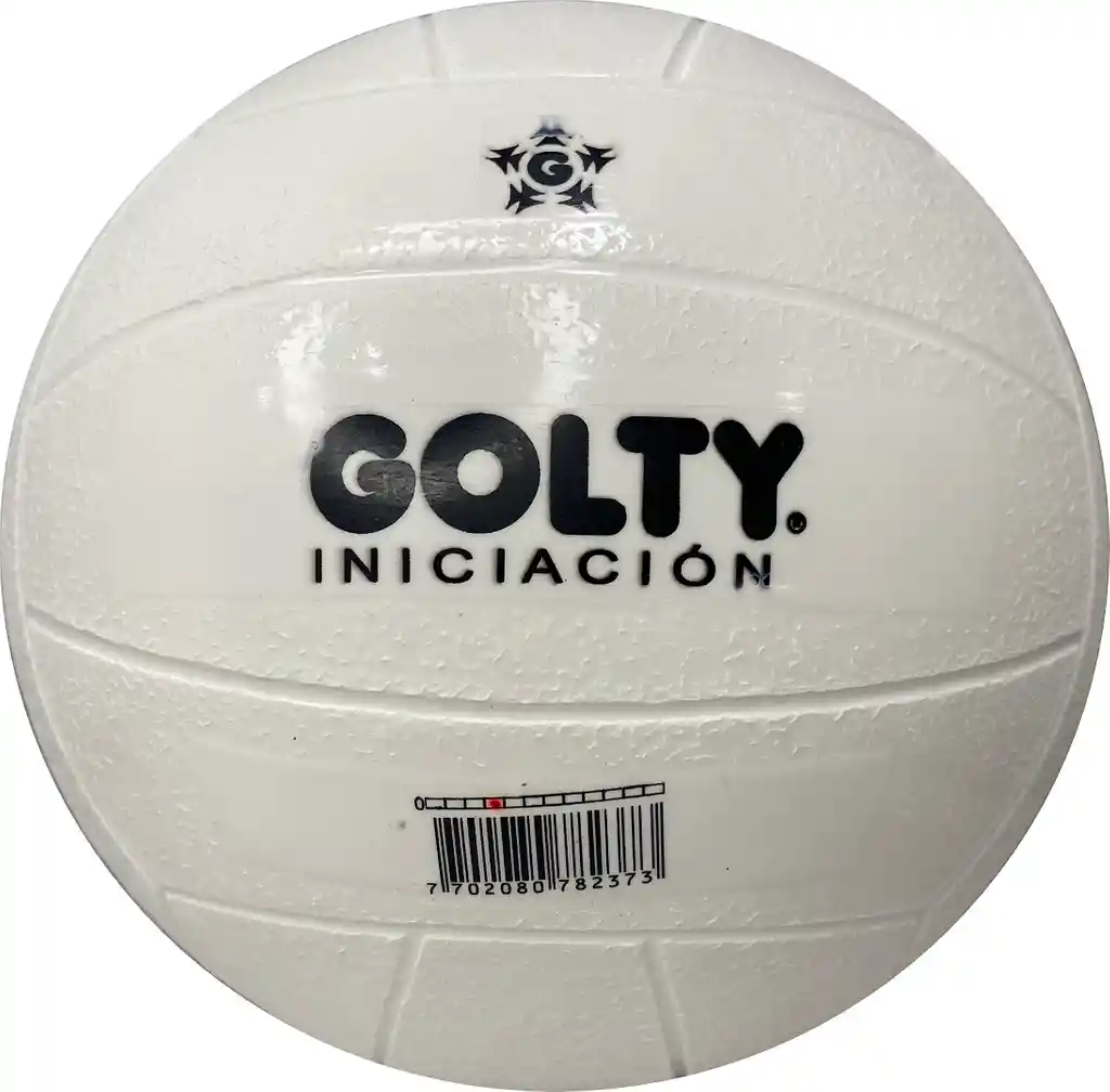 Pelota De Caucho Golty Niko Voleibol - Blanco