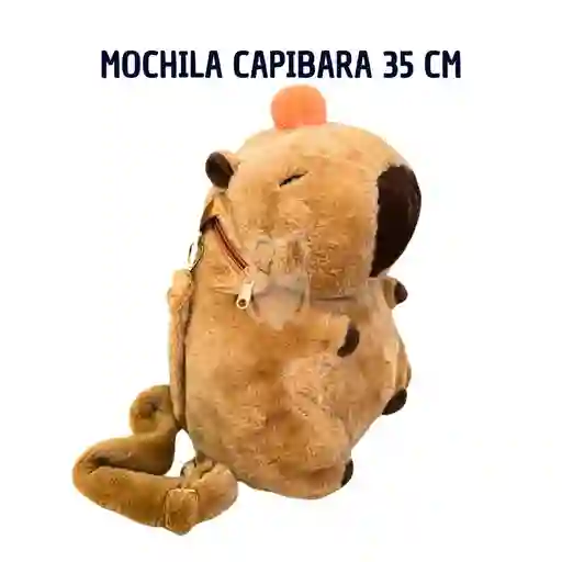 Bolso Tipo Mochila Capibara Fruta 35 Cm
