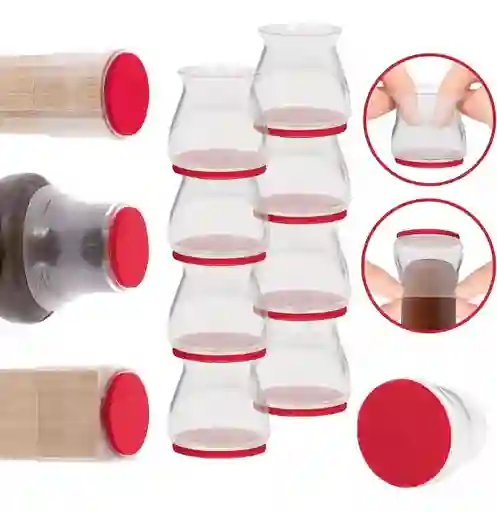 Protectores De Piso Para Patas De Silla Mueble Mesa