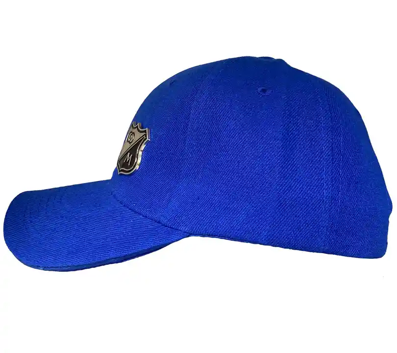 Gorra Equipos De Futbol Colombiano Millonarios Futbol Club/ Azul Rey - E. Metalico