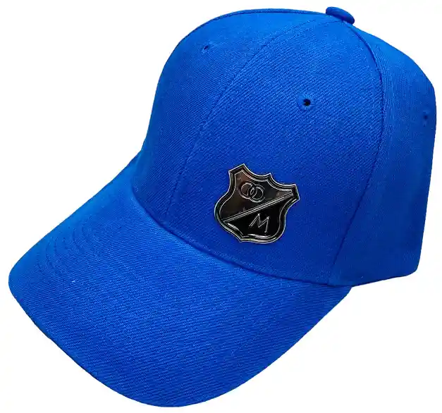 Gorra Equipos De Futbol Colombiano Millonarios Futbol Club/ Azul Rey - E. Metalico