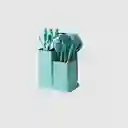 Set De 19 Utensilios De Cocina Premium Cucharones Cuchillos