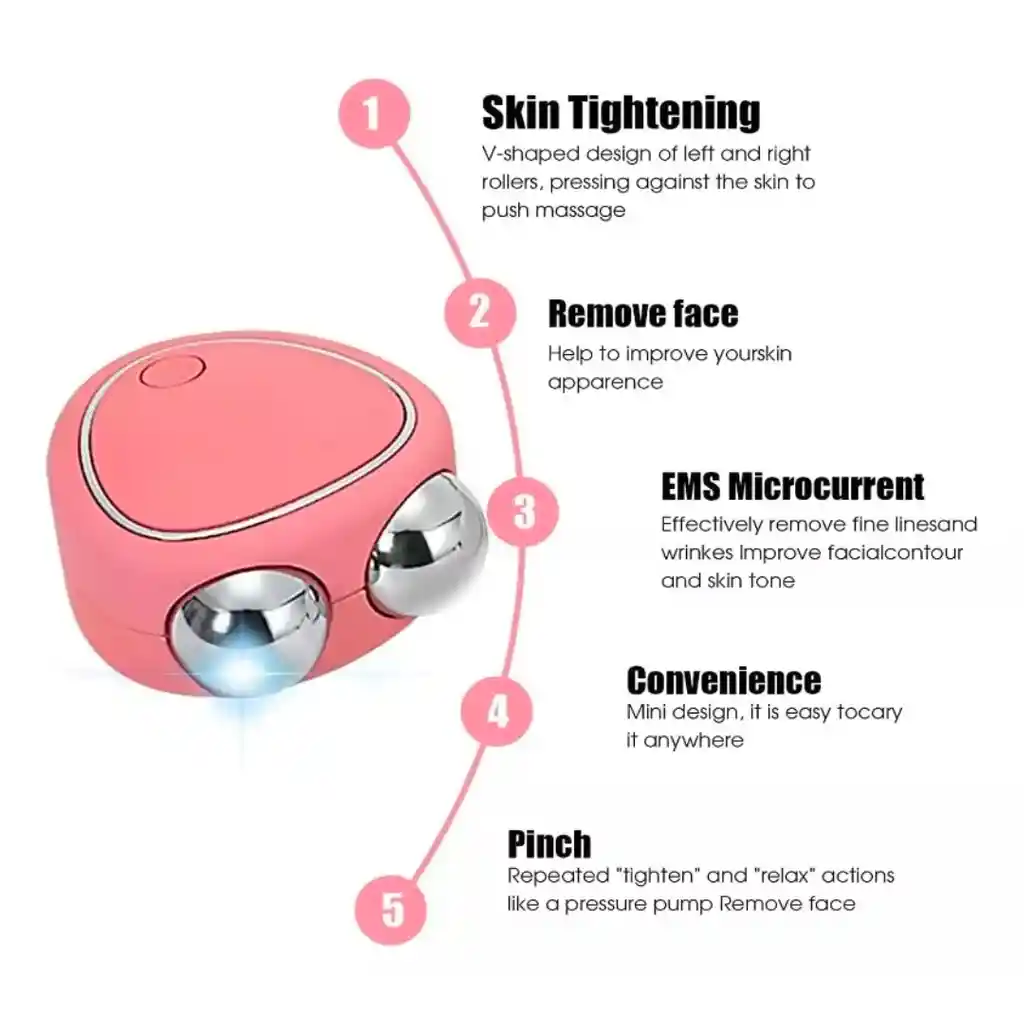 Masajeador Facial Con Microcorriente – Tonifica Y Reafirma La Piel