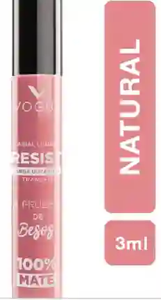 Vogue Labial Líquido A Prueba De Besos Tono Natural