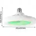 Ventilador De Techo E27 De 30 W Con Lámpara Y Control Remoto