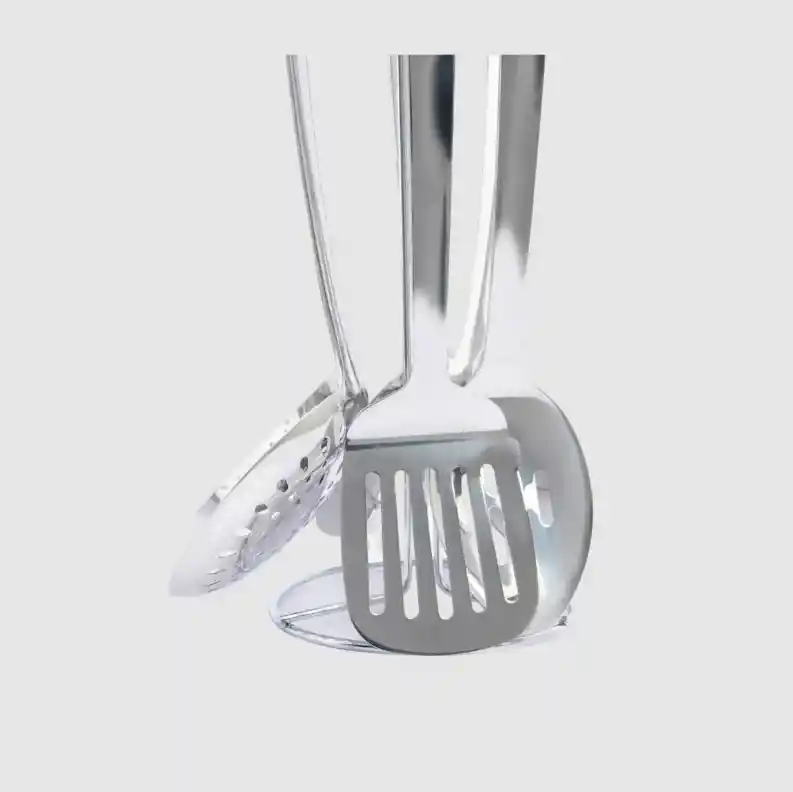 Set De Cucharones Pack X9 En Acero