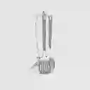 Set De Cucharones Pack X9 En Acero