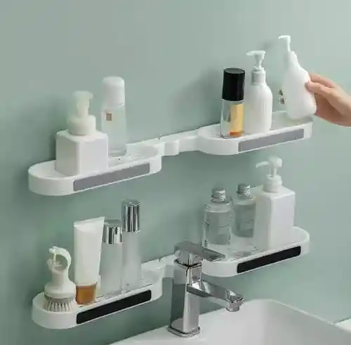 Estante Soporte Adhesivo Organizador Accesorio De Baño