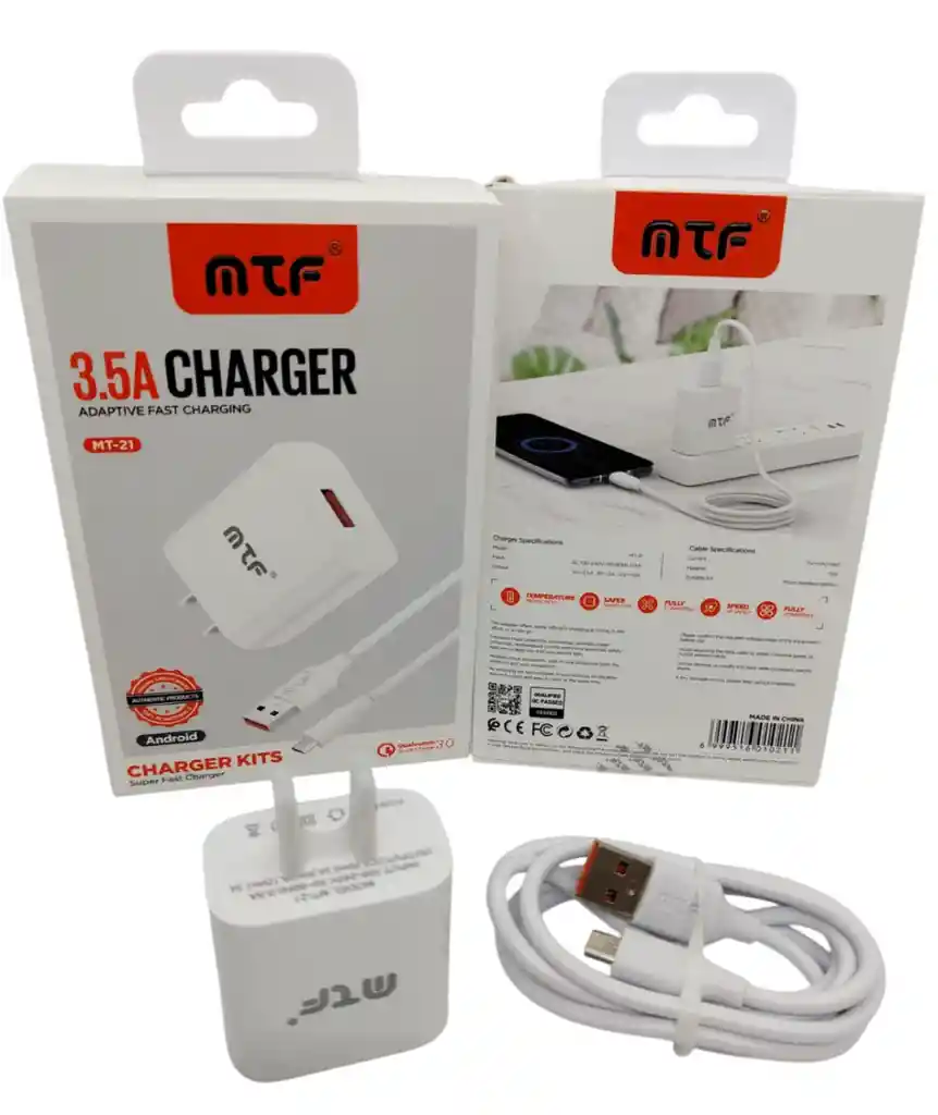 Cargador Carga Rapida V8 Mtf 21