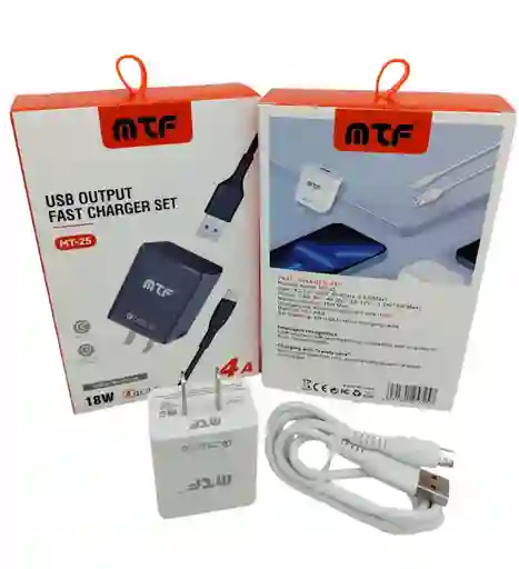 Cargador Carga Rapida V8 Mtf 25