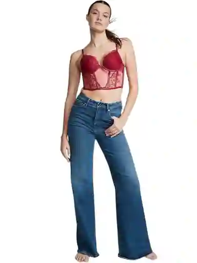 Top Corsé Vs Bordado 34c Original