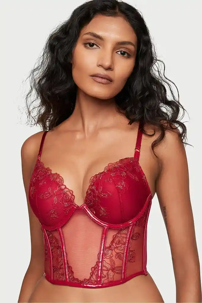 Top Corsé Vs Bordado 34c Original