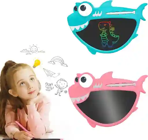 Tablero Digital Mágico Led Escritura Dibujo Tiburón
