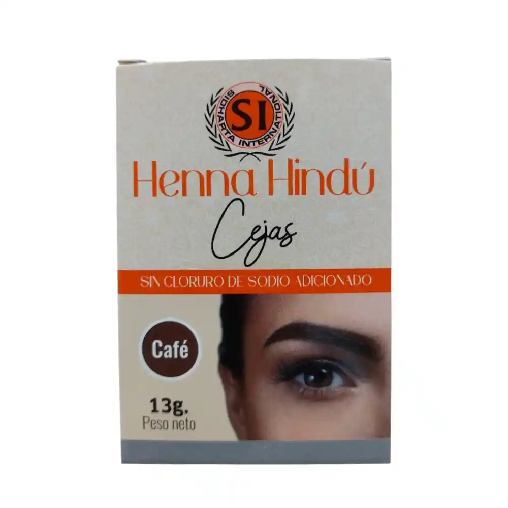 Henna Hindu Para Cejas Tono Cafe 13g