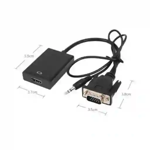 Cable Convertidor Vga/hdmi+av Lj-12 Vga/hd+av