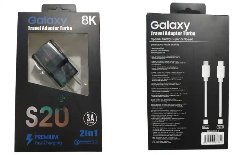 Cargador Samsung S20 3a
