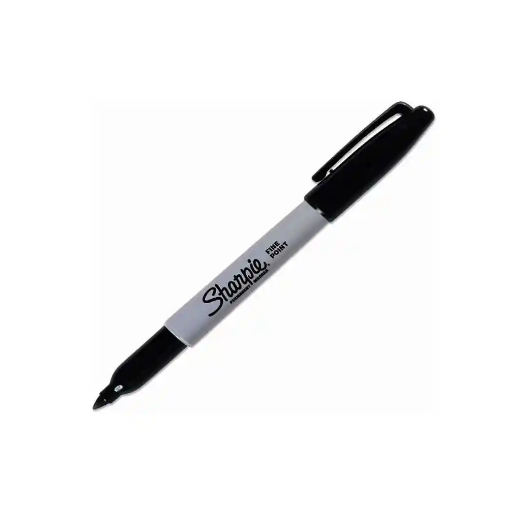 Marcador Permanente Punta Fina Sharpie Negro Xund