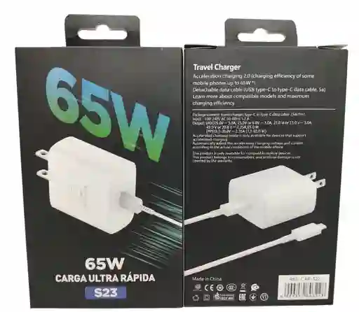 Cargador S23 65w