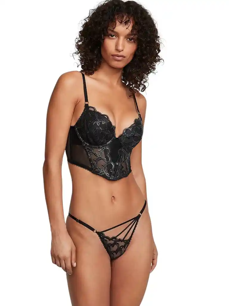 Top Corsé + Panty Edición Especial Victoria´s S Talla 34c - M