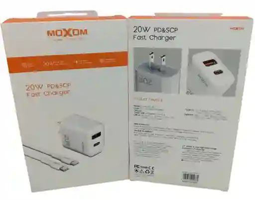 Cargador Tipo C Moxom 20w