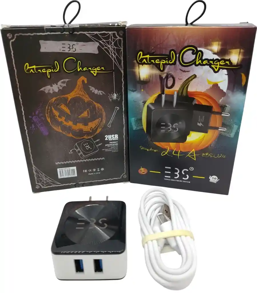 Cargador V8 Economico 2 Usb