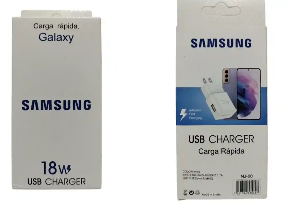 Cargador Samsung 18w