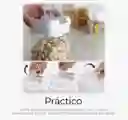 Contenedores Organizadores Herméticos Tapa Blanca X7 Piezas