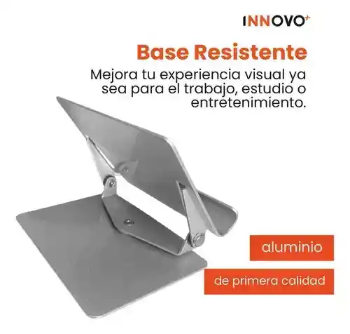 Base Soporte Para Celular Tablet Holder Escritorio 360 Inclinación Acero Inoxidable Plegable