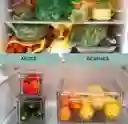 Organizadores Nevera Cocina Set 10 Contenedores Con Tapa
