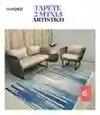 Tapete Decorativo Antideslizante Para Hogar Multicolor Six 2 Mt X 1.5 Mt Innovo