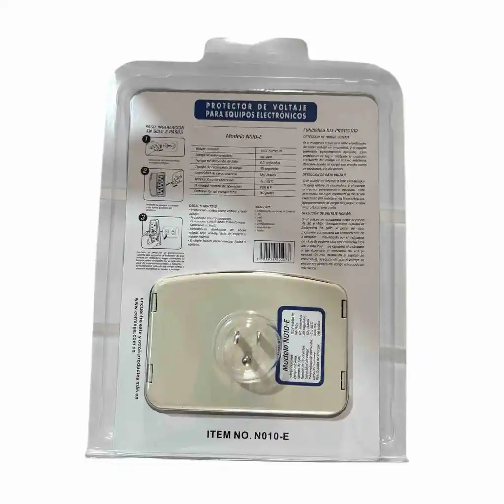 Protector De Voltaje Electrodomésticos 120v | 3 Tomas
