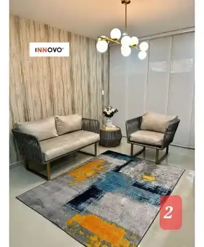 Tapete Decorativo Antideslizante Artistic Elegans Twu 2 Mt X 1.5 Mt Innovo
