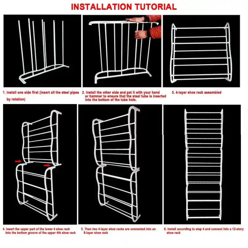 Organizador Zapatos Puerta 36 Pares Resistente Zapatero