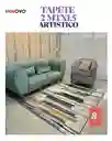 Tapete Decorativo Antideslizante Diseño Multicolor Eight 2 Mt X 1.5 Mt Innovo