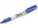 Marcador Permanente Punta Fina Sharpie Azul Xund