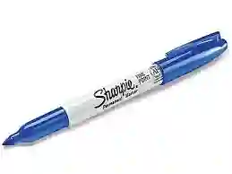 Marcador Permanente Punta Fina Sharpie Azul Xund