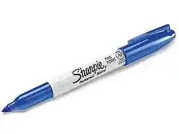 Marcador Permanente Punta Fina Sharpie Azul Xund