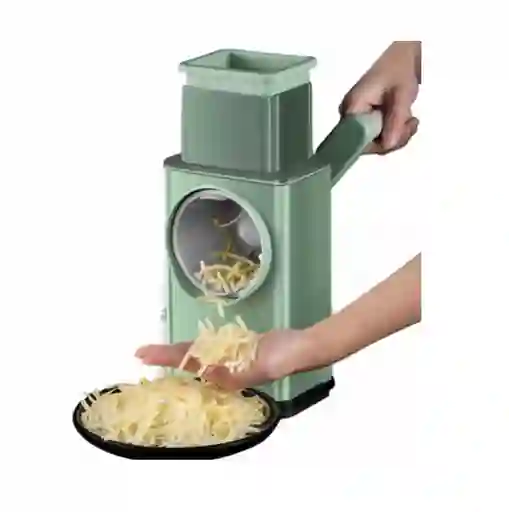 Rallador De Frutas Y Verdudas Giratorio Multifuncional