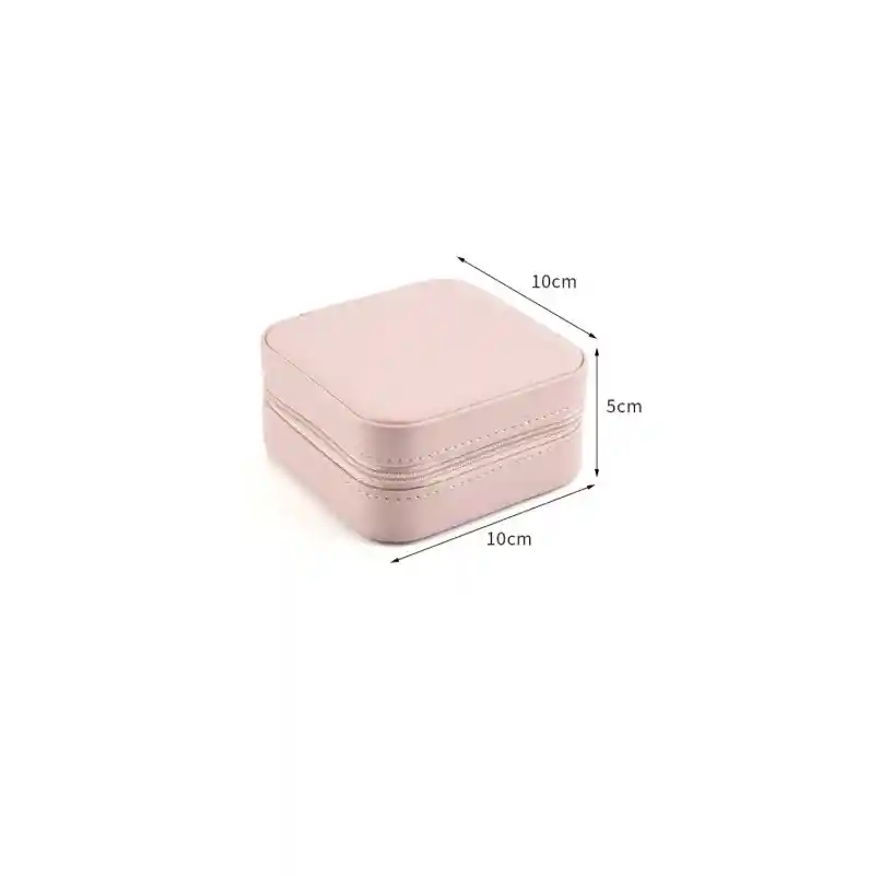 Joyero Mini Portátil Organizador Con Cremallera Funda