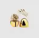 Juego De Cubiertos 24pcs Acero Inoxidable Gold Estuche Huevo