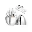 Juego De Cubiertos 24pcs Acero Inoxidable Gold Estuche Huevo