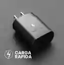 Cargador Samsung Tipo Original Super Fast Charger Carga Rápida Tipo C 25w Negro