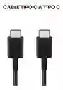Cargador Samsung Tipo Original Super Fast Charger Carga Rápida Tipo C 25w Negro
