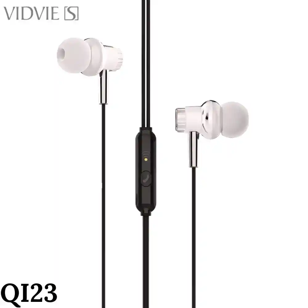 Audifonos Alambricos Manos Libres 3.5mm Vidvie Qi23