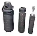 Set Termos Motivacionales Kit 3 En 1 Portable Premium