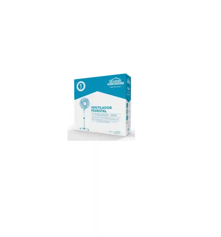 Ventilador Home Elements Pedestal 16 3 Velocidades