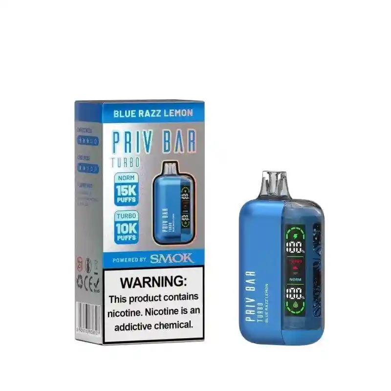 Vaporizador Priv Bar 15.000 Puffs Blue Razz Lemon