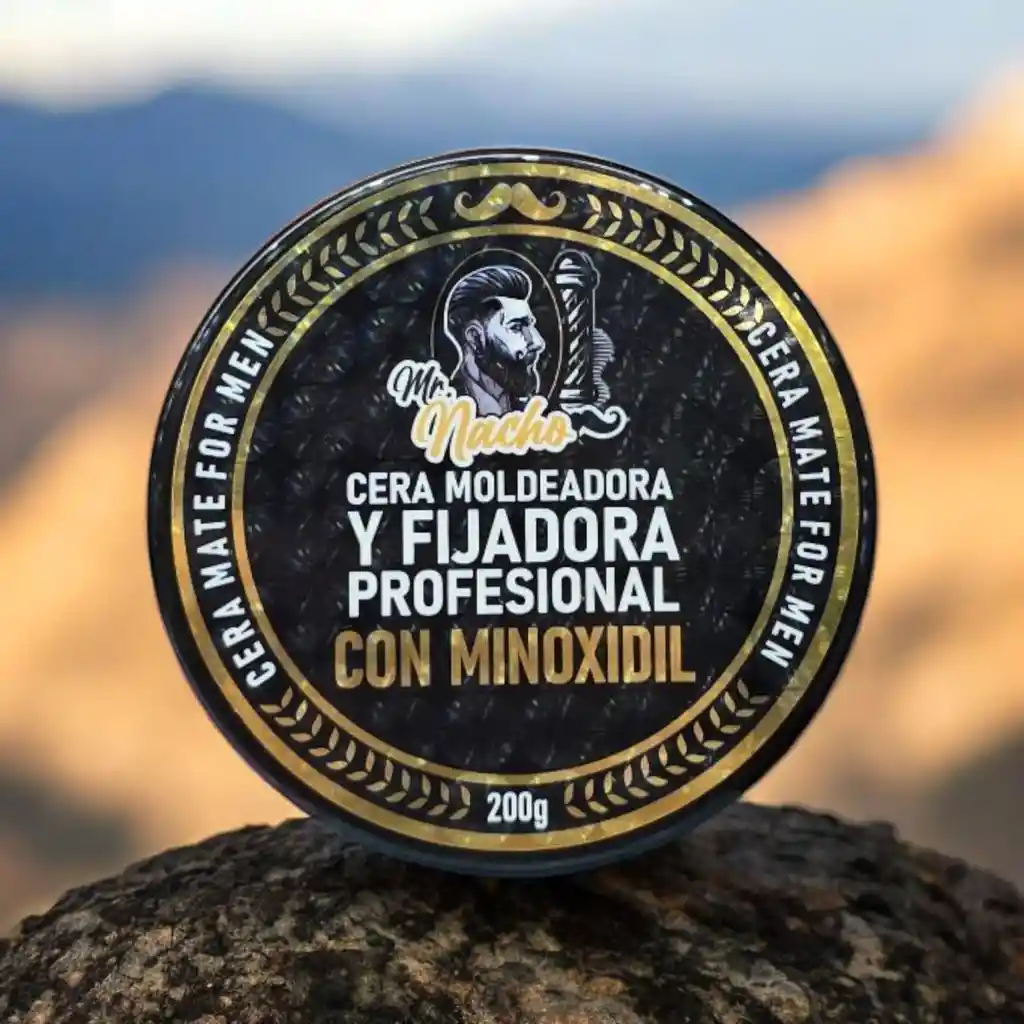 Cera Moldeadora Para Cabello Mate Mr. Nacho Con Minoxidil