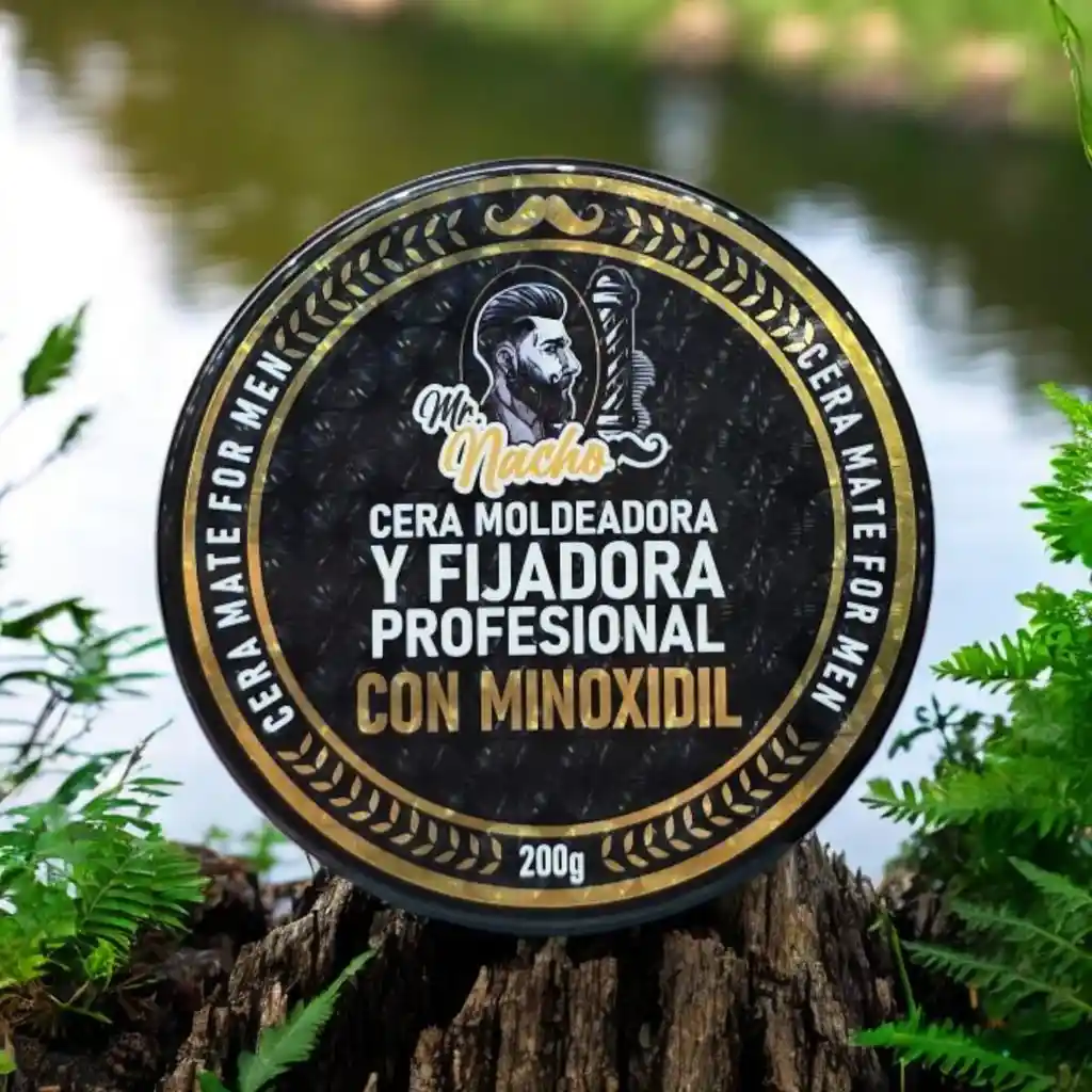 Cera Moldeadora Para Cabello Mate Mr. Nacho Con Minoxidil