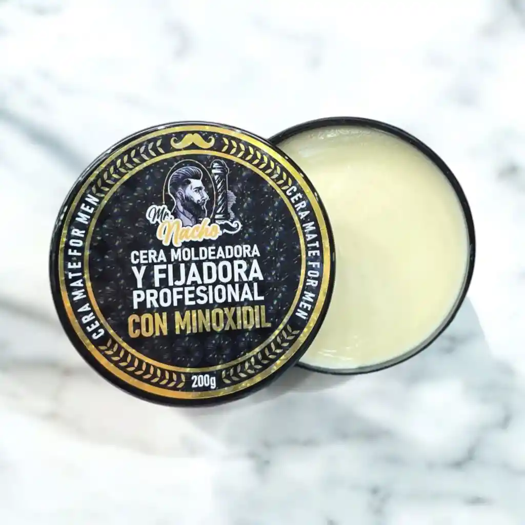 Cera Moldeadora Para Cabello Mate Mr. Nacho Con Minoxidil